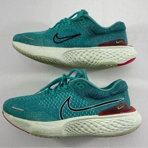 Nike Zoom X Invincible Run Fly Knit 2 Turquoise Running Shoes Size10 DC 9993-300